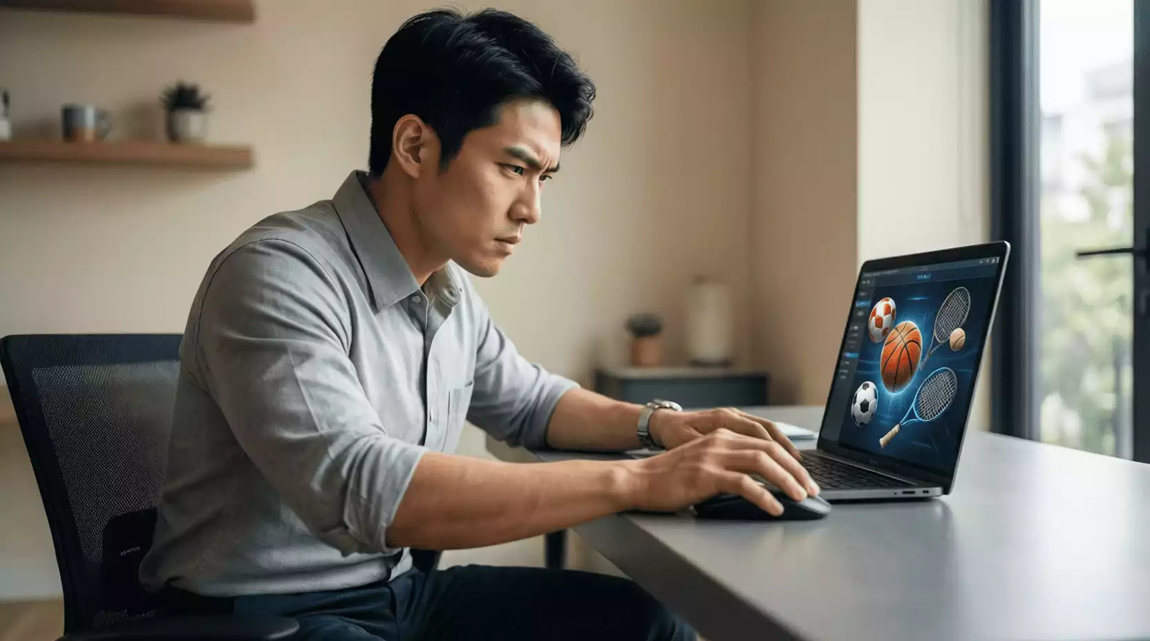 Apostador analizando múltiples eventos deportivos para crear una combinada