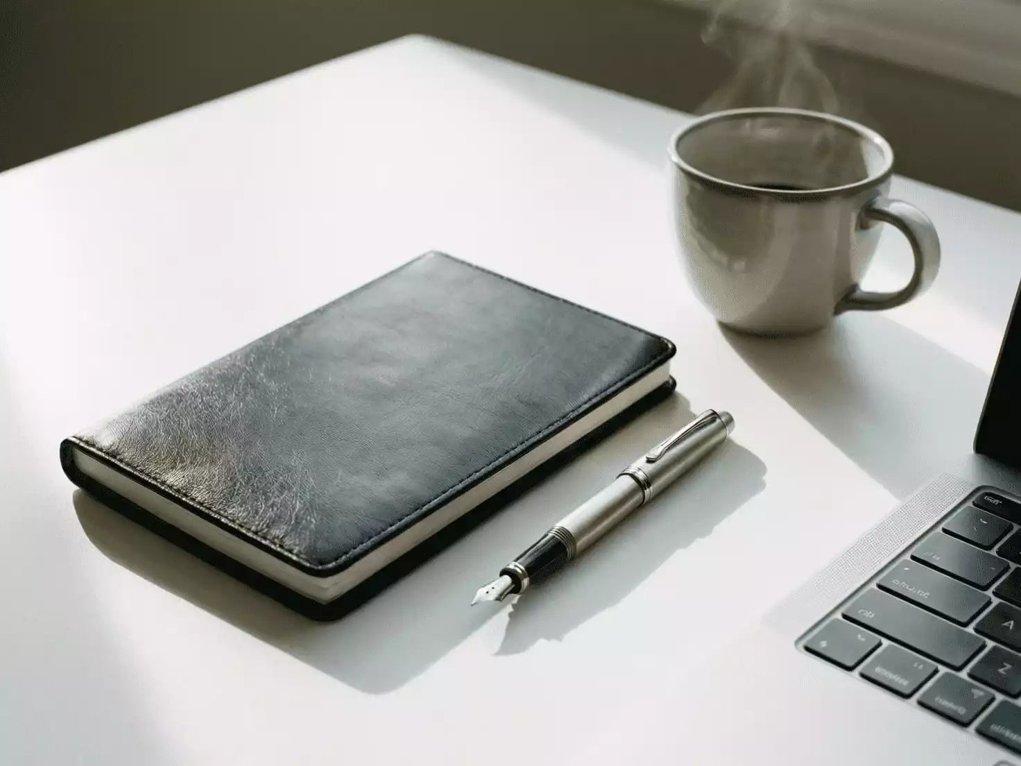 Escritorio ordenado con bloc de notas y bolígrafo para planificación de apuestas