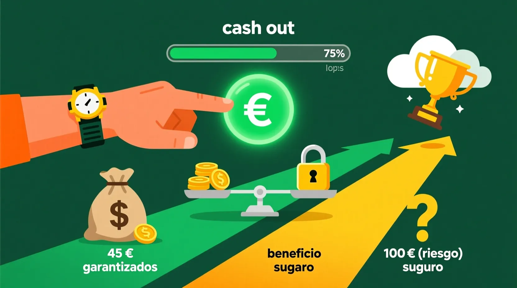 Función cash out en apuestas en vivo: cuándo y cómo usarla