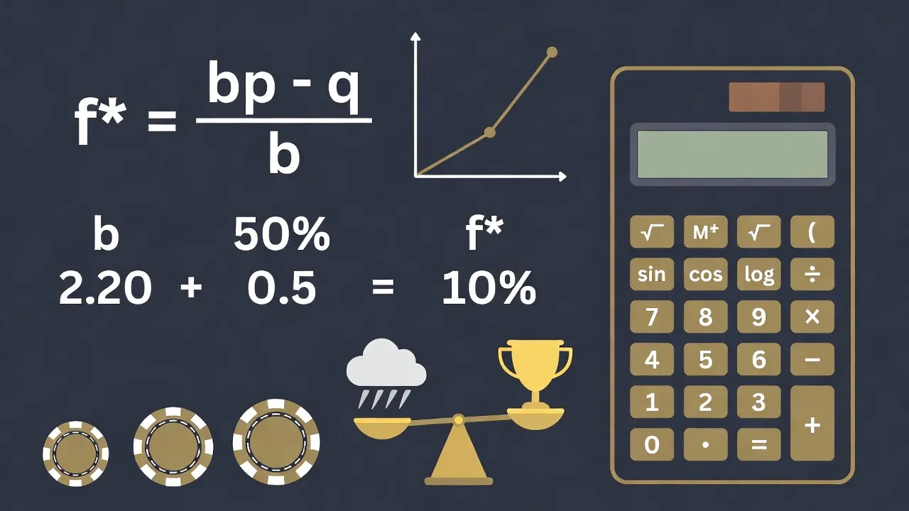 Criterio de Kelly para calcular el stake óptimo en apuestas