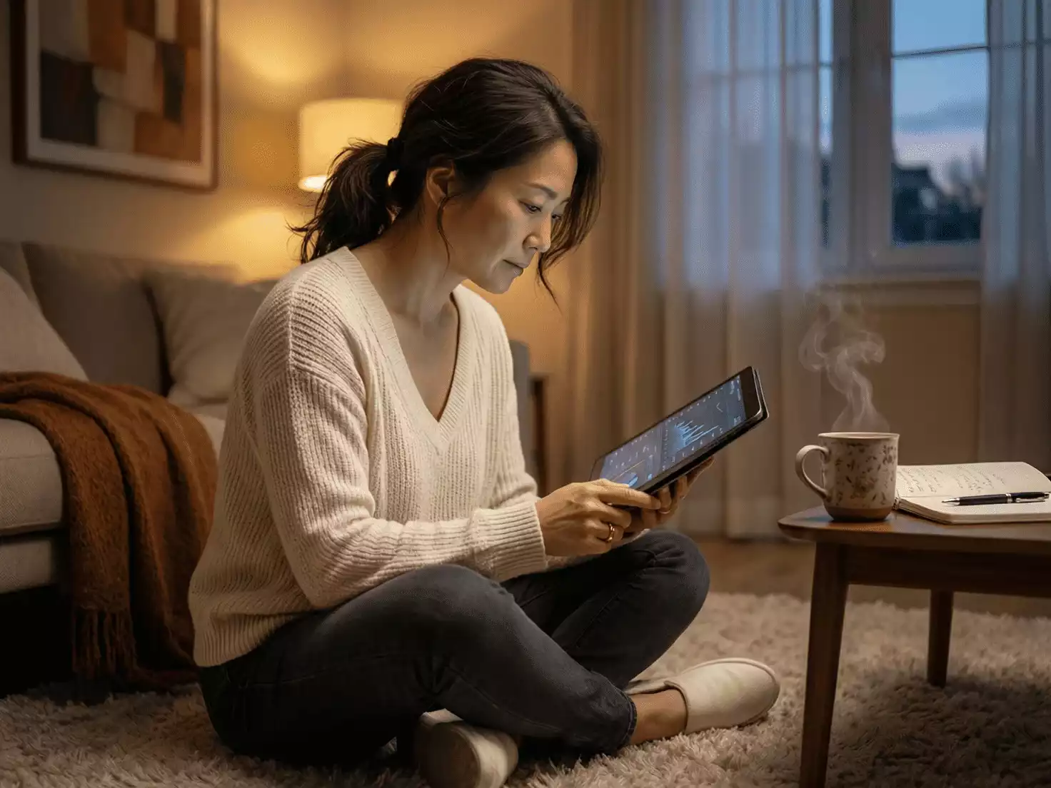 Persona evaluando opciones de apuesta con expresión pensativa