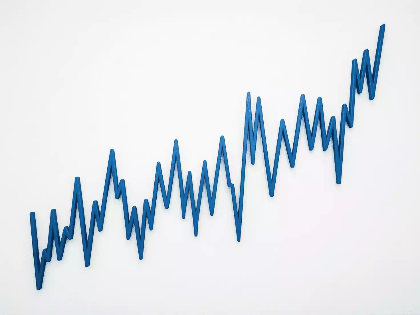 Gráfico de línea mostrando fluctuaciones de rendimiento en apuestas