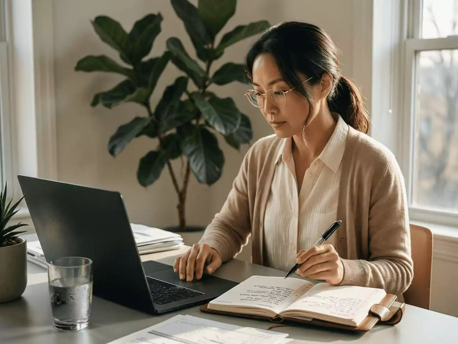 Profesional gestionando su bankroll de apuestas de forma metódica