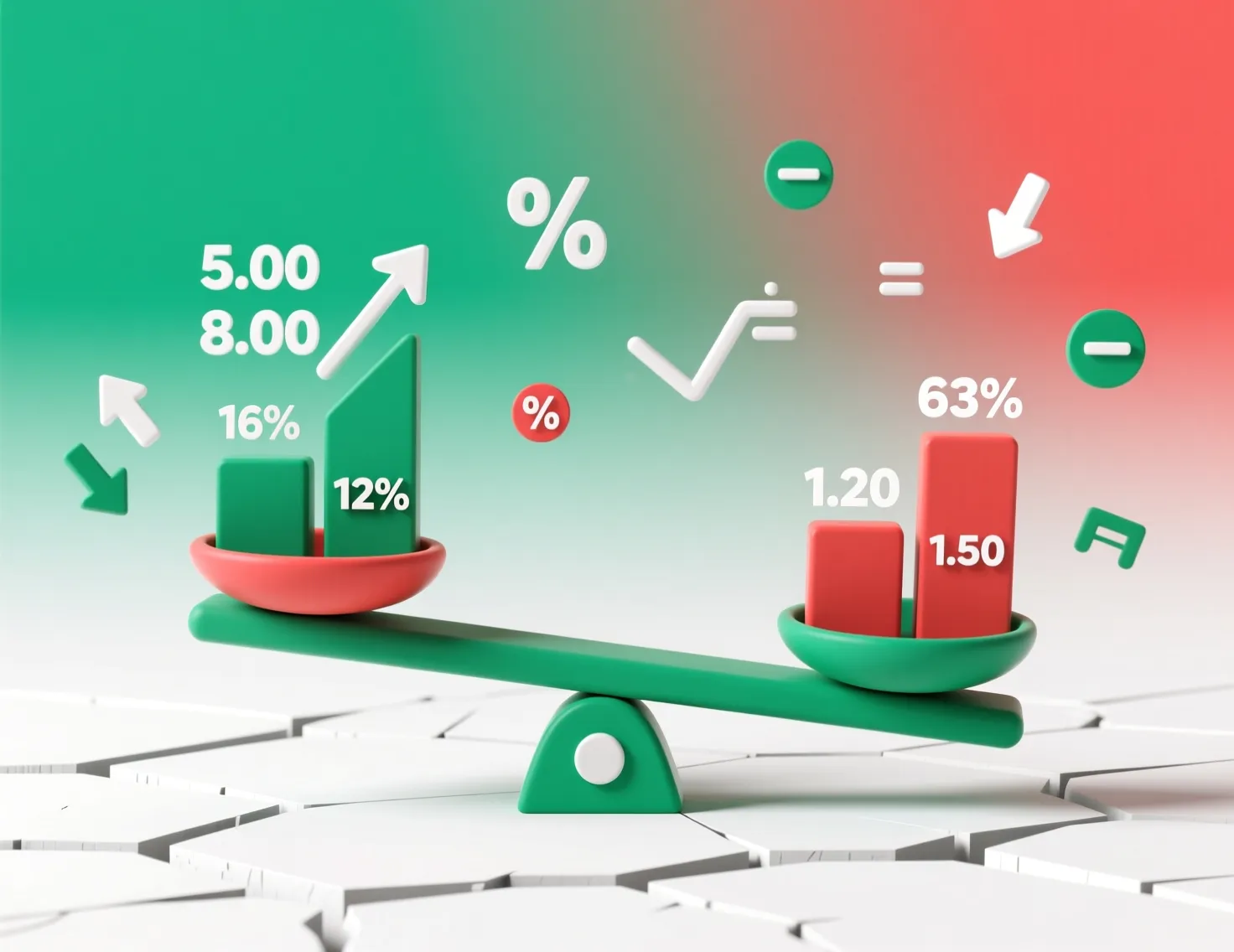 Relación inversa entre cuotas de apuestas y probabilidad de acierto